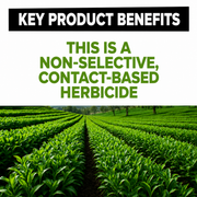 Glyphosate Herbicide Concentrate for Weed Control – Systemic Formula for Agriculture, Garden & Land Care (Yellow)
